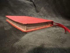 nkjv New King James bible large print red letter Leather Thinline