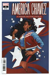 AMERICA CHAVEZ: MADE IN THE USA 3 – VARIANT COVER (MODERN AGE 2021) – 9.2