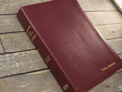 THOMPSON Chain Reference Bible KJV Bonded Leather Cover Christ’s Words in Red