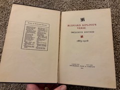 Rudyard Kipling’s Verse — Inclusive Edition, 1885–1918 published 1924 Swastika