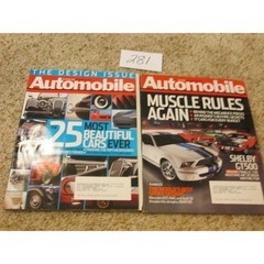 AUTOMOBILE Car MAGAZINE LOT OF 5 ISSUES 2006 2007 Collectible