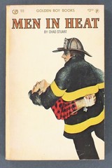 Men In Heat by Chad Stuart 1978 Golden Boy Books GB 111 Gay Romance Pulp PB