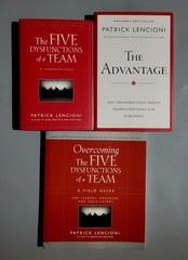 Patrick M. Lencioni 3 Books Collection Set – Patrick Lencioni – HC/PB – VG