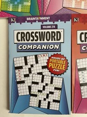 Lot 5 Kappa Crossword COMPANION Books Braintainment NEW Free Ship