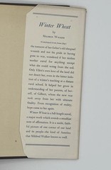 1st Edition Winter Wheat (1944 HC) By Mildred Walker – Montana Ranch Novel
