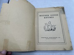Nursery / Mother Goose Rhymes Whitman Publishing 1936 SC Poor