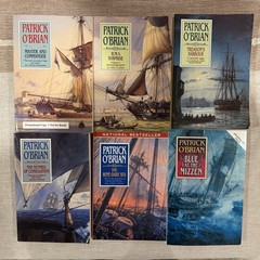 Lot of 6 Paperbacks by PATRICK O’BRIAN Aubrey/Maturin Series, 1, 3, 9, 14, 16 20