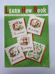 Coats & Clarks Learn How Book 1959 Crochet Knitting Embroidery Tatting 170-B
