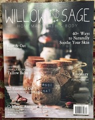 Willow and Sage Home Made Bath Body Magazine Aug Sep Oct 2025 Rose Oat Salt Scb