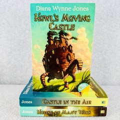 Howl’s Moving Castle Trilogy Diana Wynne Jones Eos Fantasy Books Set