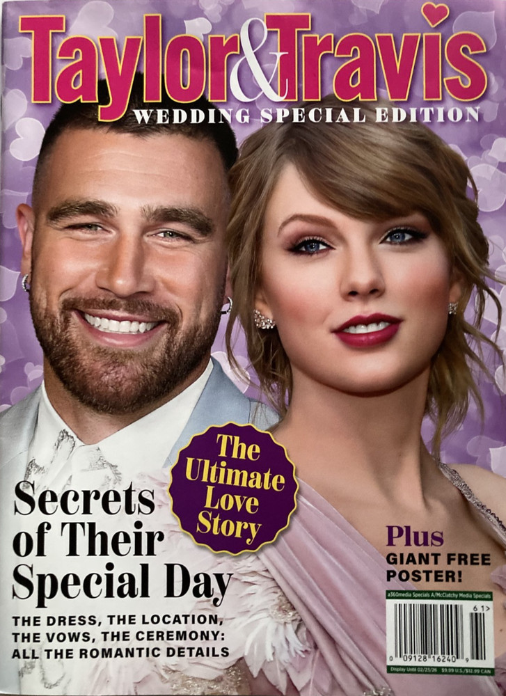 TAYLOR SWIFT & TRAVIS KELSEY WEDDING SPECIAL EDITION 2025 A360MEDIA Magazine NEW