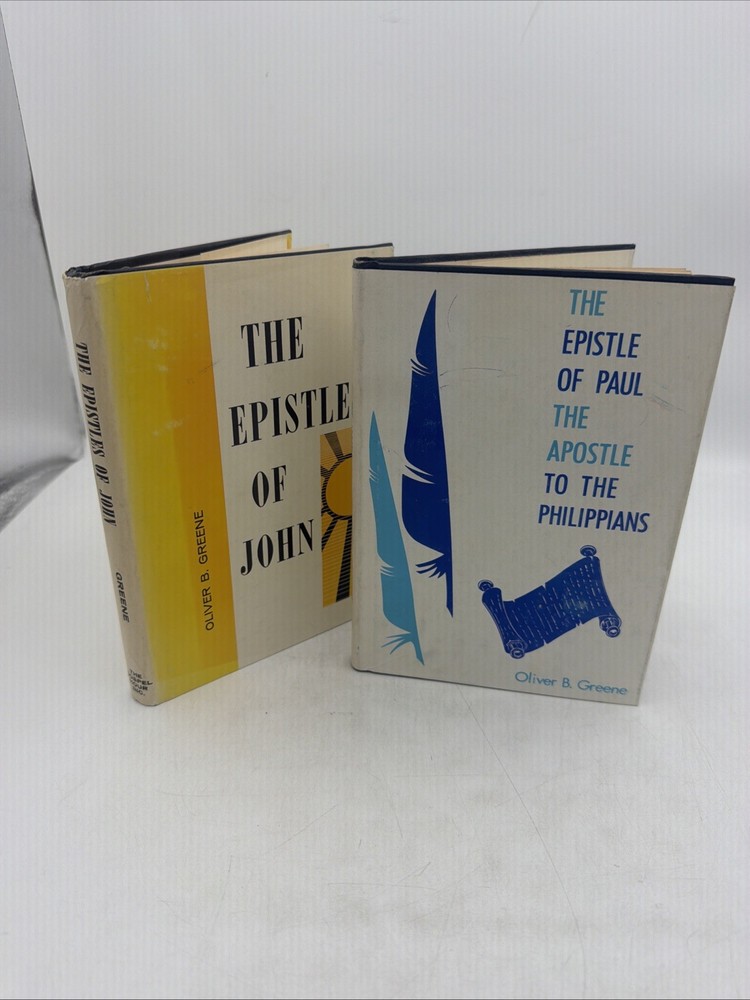 Lot Of 2 Epistles of John by Oliver B. Greene And Epistle Of Paul Hardbacks