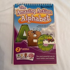 Amazing Action Alphabet Flip Chart- Use 3 Senses To Learn Letter Sounds By Kehl