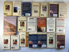 LOUIS L’ AMOUR Lot of 20 Vintage Paperback Books Classic Westerns No Duplicates