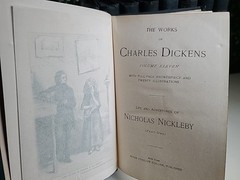 Charles Dickens Works Vintage Hardcover Book Set Lot of 13 Volumes Collier