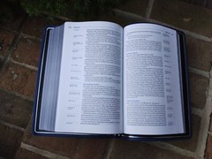NIV Single Column Ref Wide Margin Personal Bible -$229.99 Retail Blue Goatskin