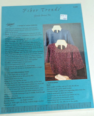 Vintage Fiber Trends Gentle Breeze Tee Pattern LL482 by Laura Lindeman 2004