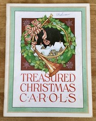 1980’s Treasured Christmas Carols Music Book, Current Inc., 15 Traditional Songs