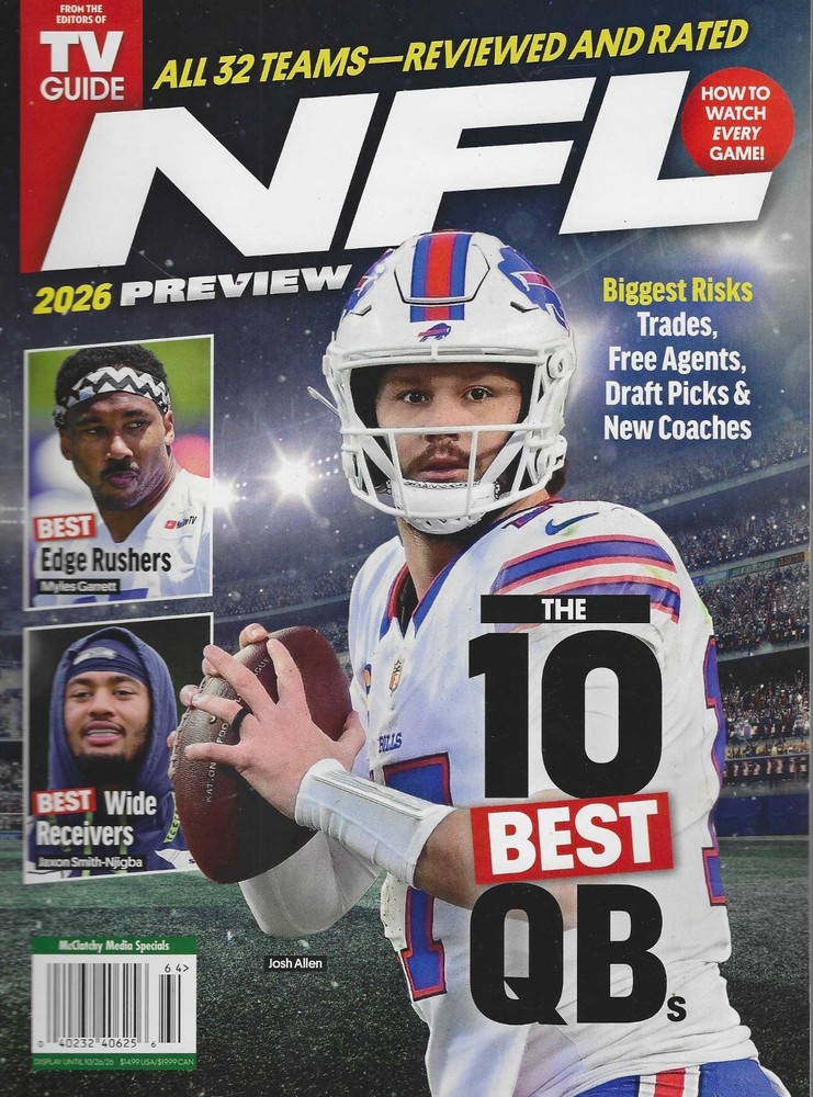 TV Guide presents NFL preview 2026: How to Watch every Game