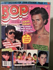 Lot of 5 Bop Magazines 1984-85 Madonna Wham! Duran Duran Menudo Billy Idol 1980s