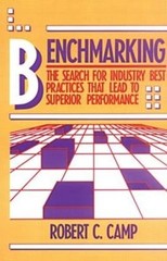 Benchmarking: The Search for Industry Best Practices That Lead to Superior: Used
