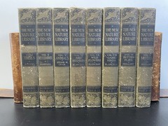 Lot of 8 Volumes of The New Nature Library 1920s 1922/1923 RARE