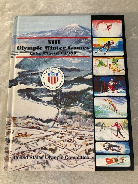 XIII Olympic Winter Games Book 1980 Lake Placid Hardcover 230 Pages Many Photos