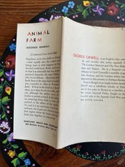 ANIMAL FARM George Orwell 1946 1st Edition Book Club Edition BCE Hardcover DJ
