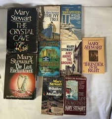 Lot of 8 Mary Stewart Books Gothic Romance Suspense