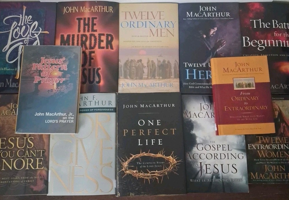 12 John MacArthur Books Lot Reformed Theology Bible Study Theology Christian