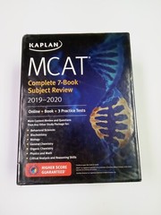 Kaplan Test Prep Ser.: MCAT Complete 7-Book Subject Review 2019-2020