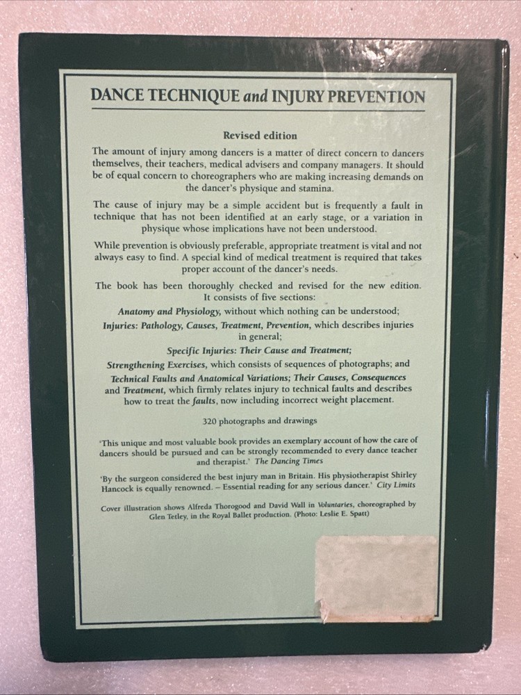 Dance Technique and Injury Prevention by Shirley Hancock and Justin Howse (2000,