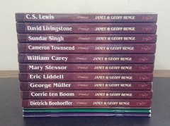 [Lot of 10] Christian Heroes Then & Now – Janet & Geoff Benge – Church History