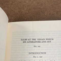 Mao Tse-Tung on Literature and Art 1967 Foreign Languages Press Peking FLP China
