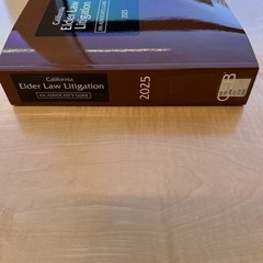 California Elder Law Litigation 2025 Edition CEB