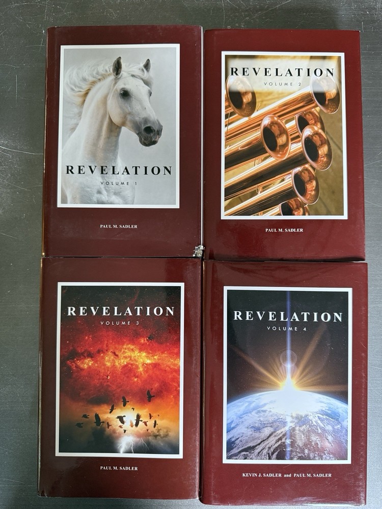 4 Volume Set Commentary Revelation by Paul M Sadler BBS 2012, 2014 Hardcover NMT