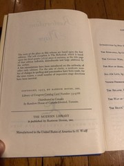 Vintage Literature Book Lot 5x Modern Library Thornton Wilder H.G. Wells BOMC DJ