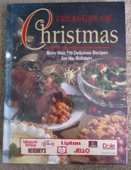 Vintage 1996 Book: Treasury Of Christmas. More Than 750 Holiday Recipes.