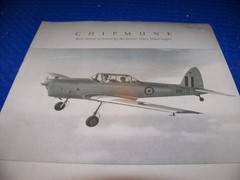 1949: DE HAVILLAND CHIPMUNK “BASIC TRAINER” 1-PAGE SALES AD (332SS)