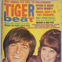 Tiger Beat Magazine August 1969 Issue Led Zeppelin Celebrity Music (English)