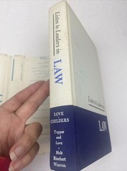 1963 Book-Listen to Leaders in Law Edition by Albert Love & James Saxon Childers