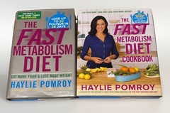 Haylie Pomroy The Fast Metabolism Diet And Cookbook (Hardback) set Of Two.
