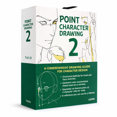 Point Character Drawing 2 By TACO  Lezhin Comics English-Korean Text Guide Book
