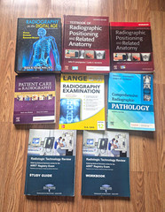 Radiography Textbook Lot: Positioning/Anatomy, Patient Care + Workbook