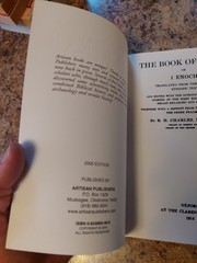 Book of Enoch by R. H. Charles Oxford Clarendon Press Trade Paperback
