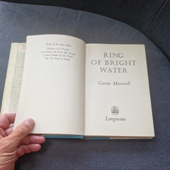 Ring of Bright Water – Gavin Maxwell – 1960 – Vintage Longmans Hardback Book