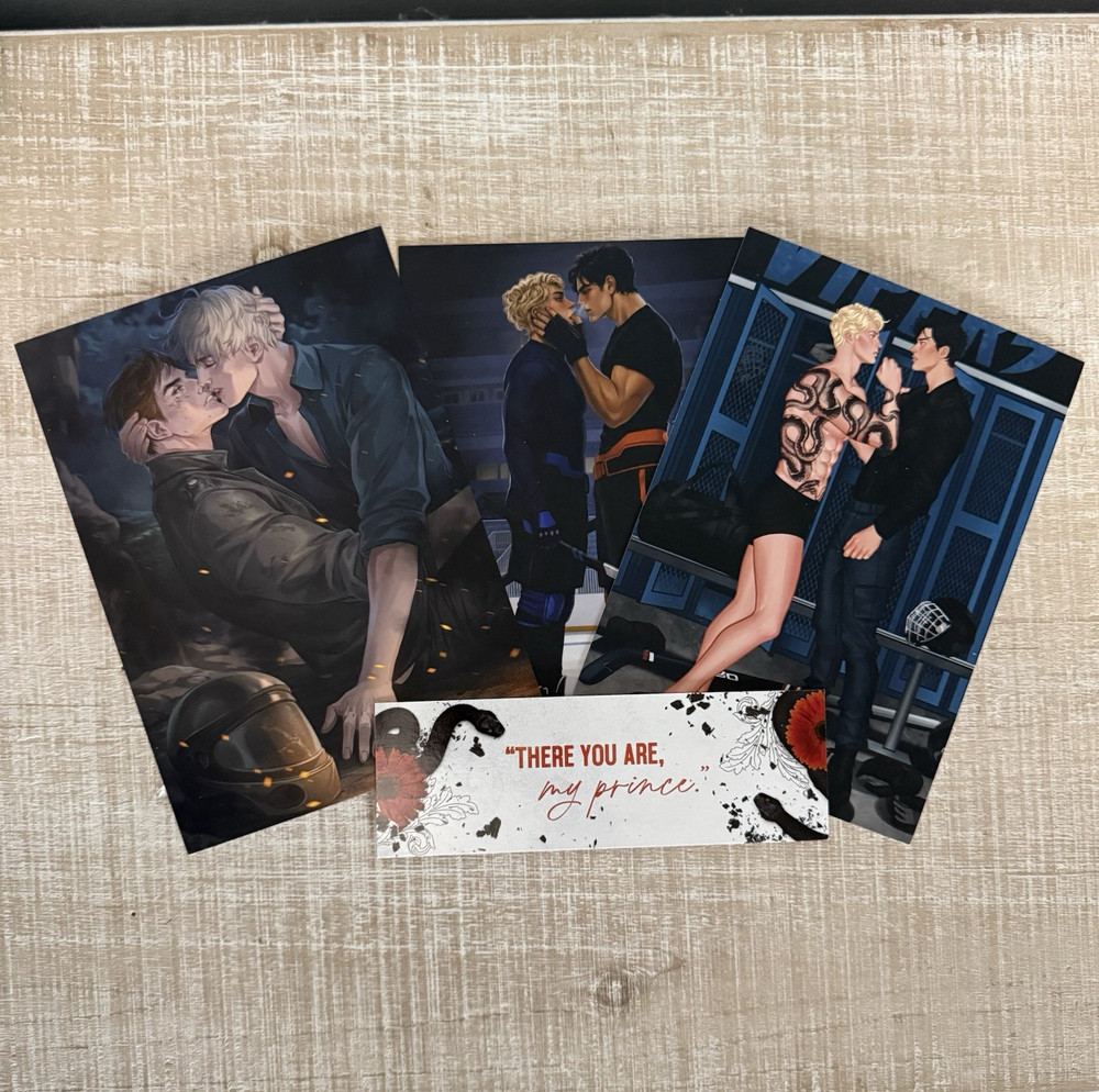 Tempting Venom by Rina Kent Art Print and Bookmark Bundle