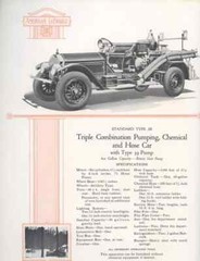 Fire Fighting Catalog 1923 American LaFrance Fire Tucks Catalog 54 pages