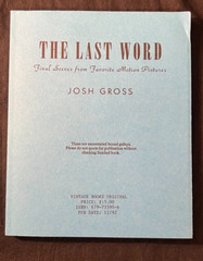LAST WORD: FINAL SCENES FROM FAVORITE MOTION PICTURES ARC UNCORRECTED PROOF 1992