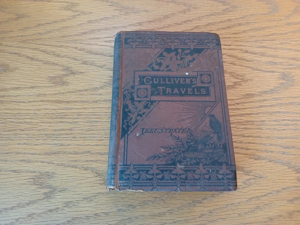 Travels Of Lemuel Gulliver Jonathan Swift American News Company Hardcover
